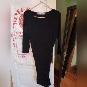 Michael Stars Black Long Sleeve Dress